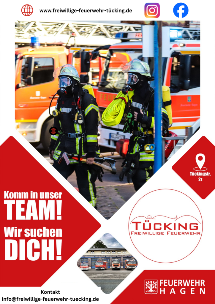Freiwillige Feuerwehr Hagen – Löschgruppe Tücking | Werde Teil unseres Teams